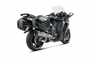 Akrapovic Slip-on Line Titanium Einddemper met E-keur Kawasaki GTR 1400 2008 > 2017